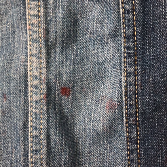 Size 5 jean skirt size 4 dress but it will fit a size 5 it runs big - Picture 3 of 5